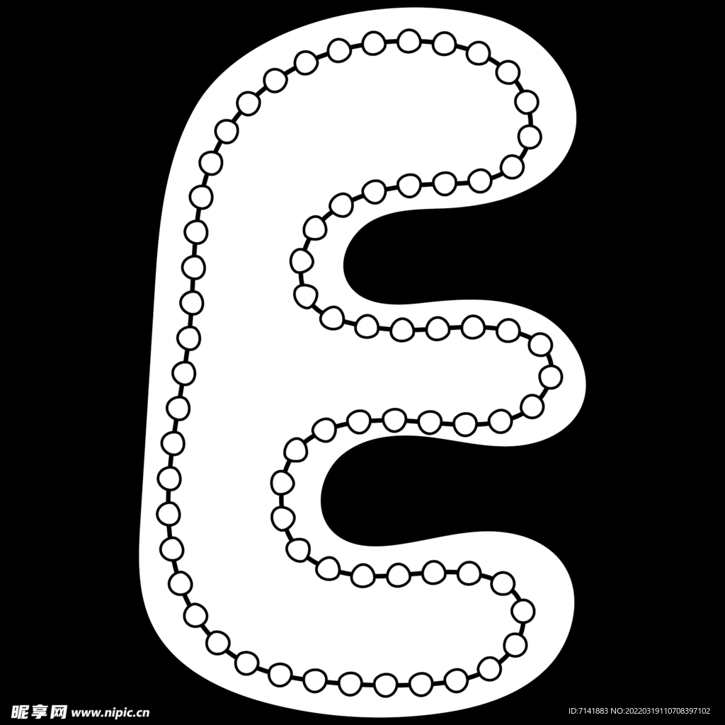 字母e
