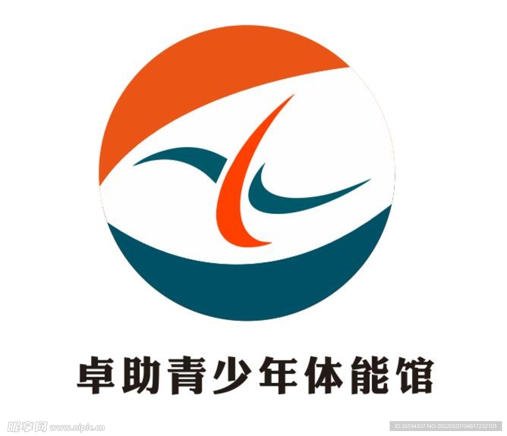 卓助青少年体能logo