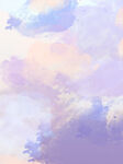  天空云彩水墨