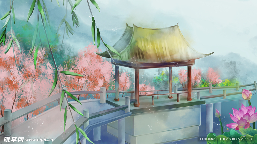 中式背景图