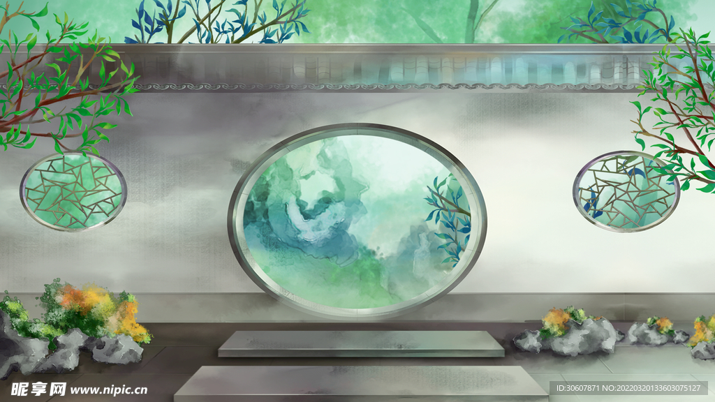 中式背景图