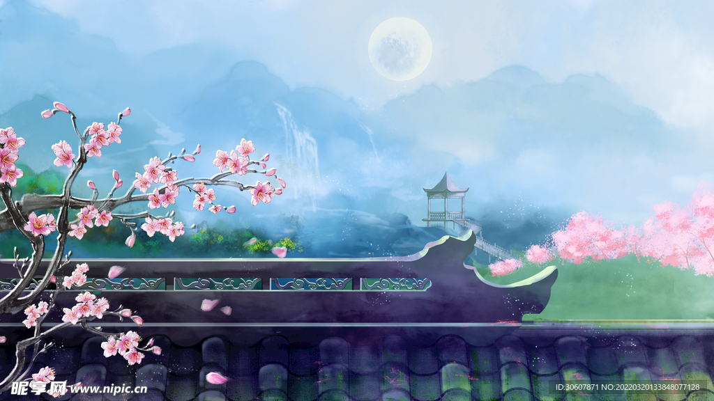 中式背景图