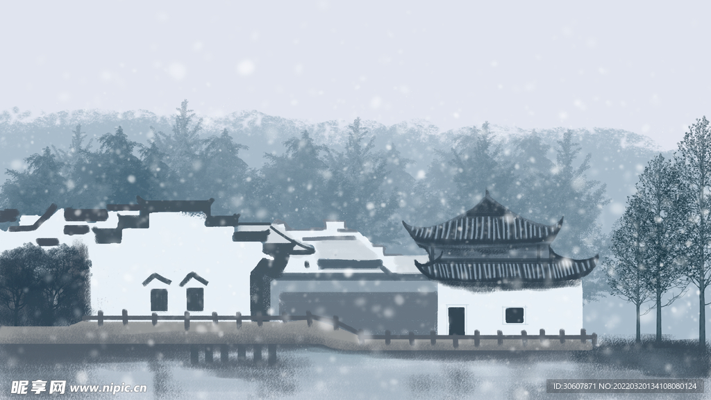 中式背景图