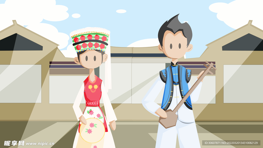 中式背景图