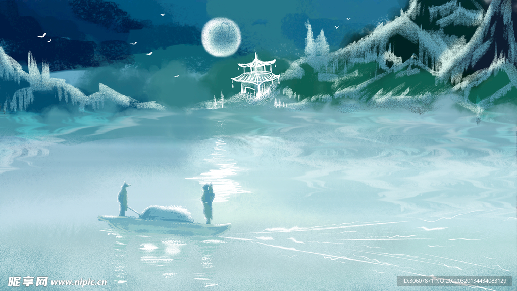 中式背景图