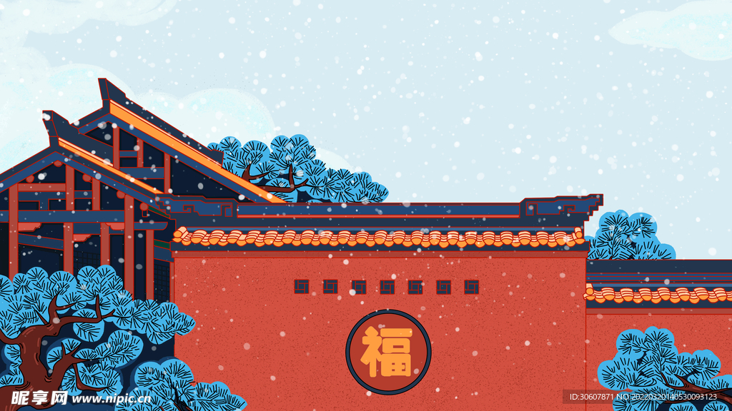 中式背景图