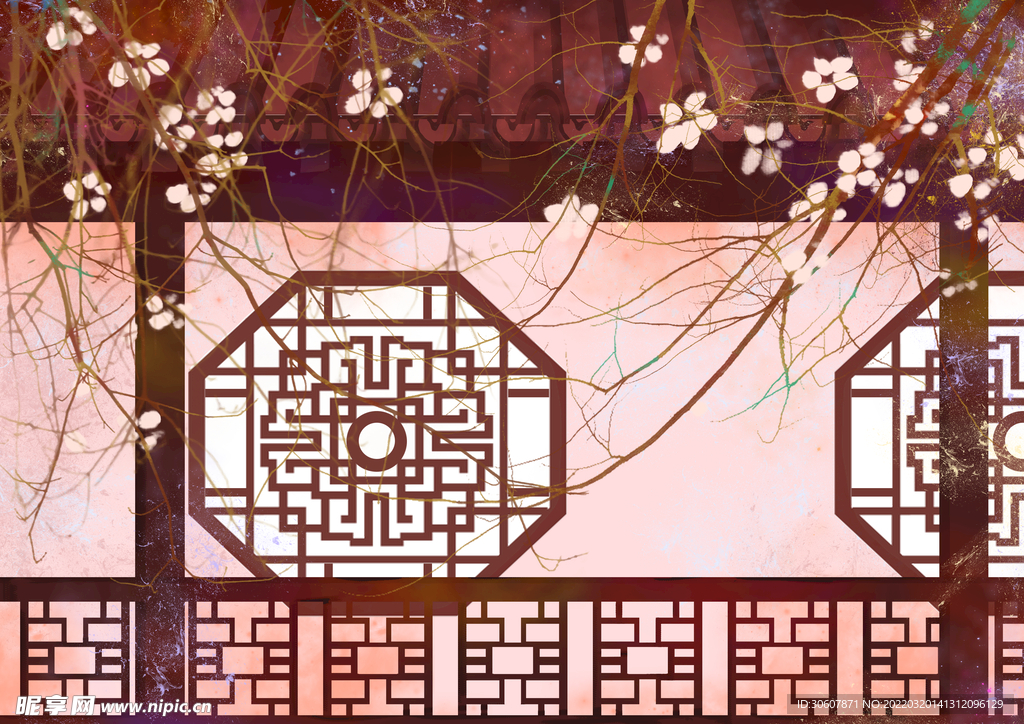 中式背景图