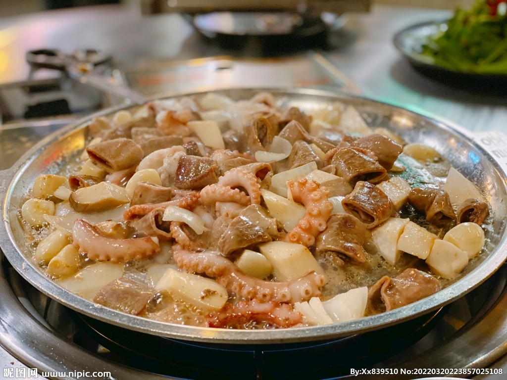 韩国料理烤大肠
