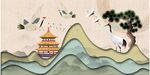 中国风国潮背景