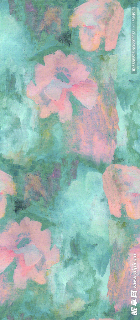 油画花