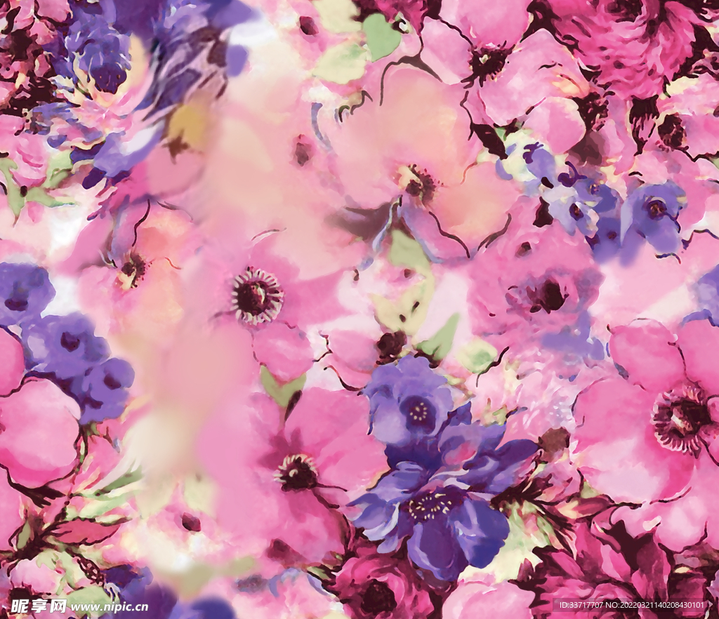 手绘花