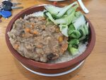 肉饼蒸饭