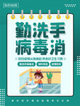 勤洗手病毒消
