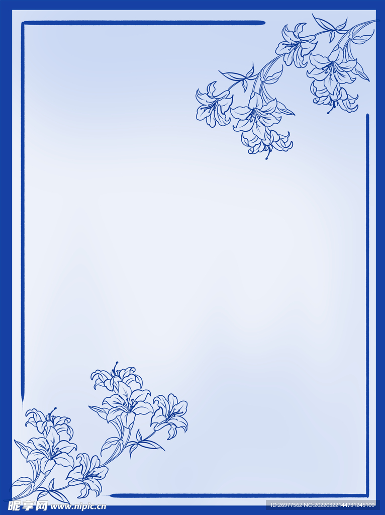  青花瓷背景