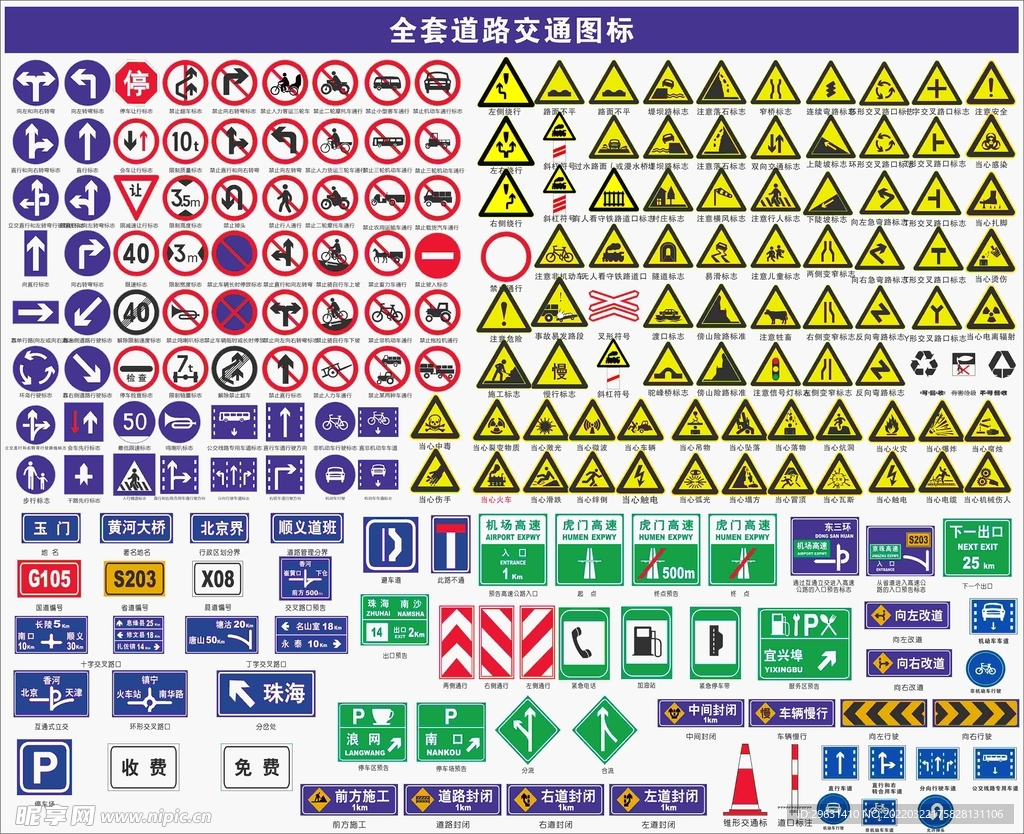 交通标识大全