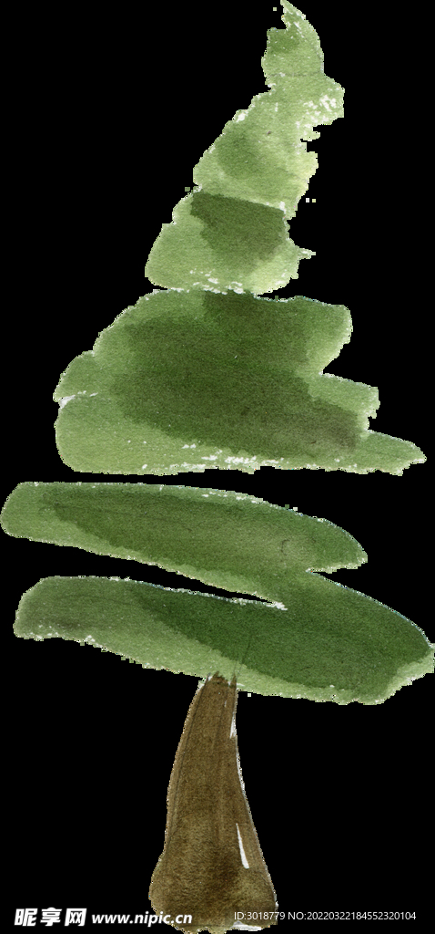 圣诞节水彩 