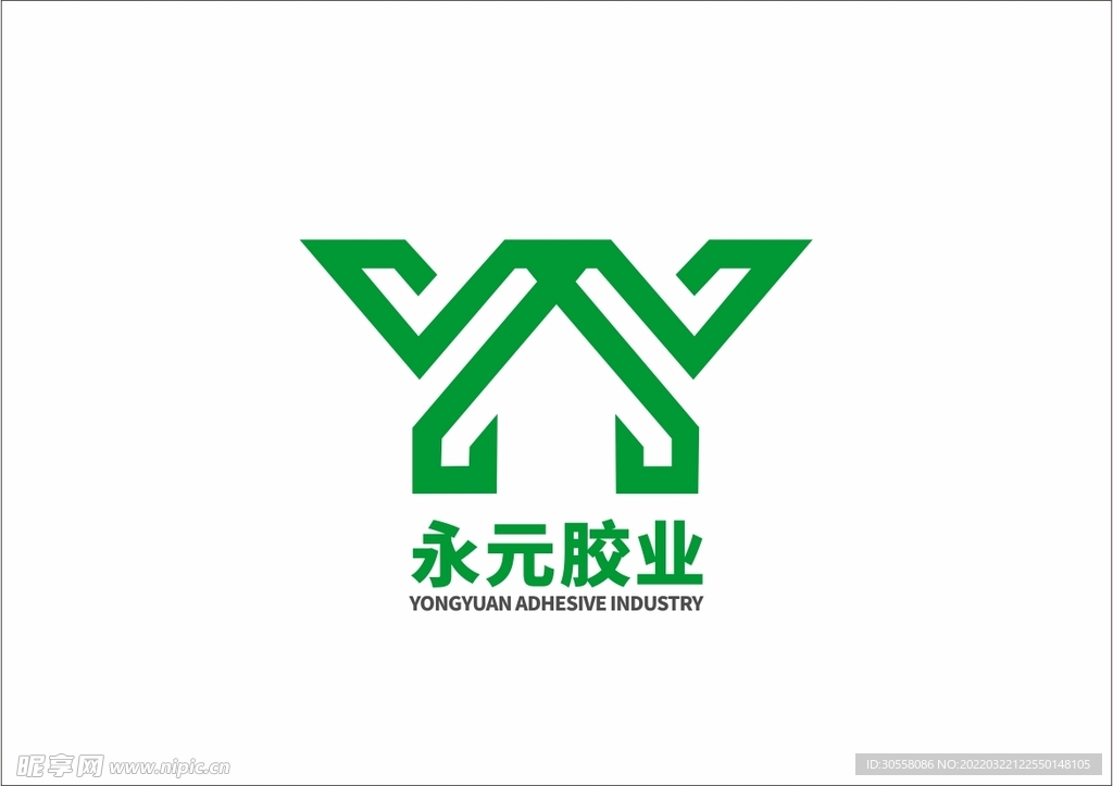 永元胶业logo 