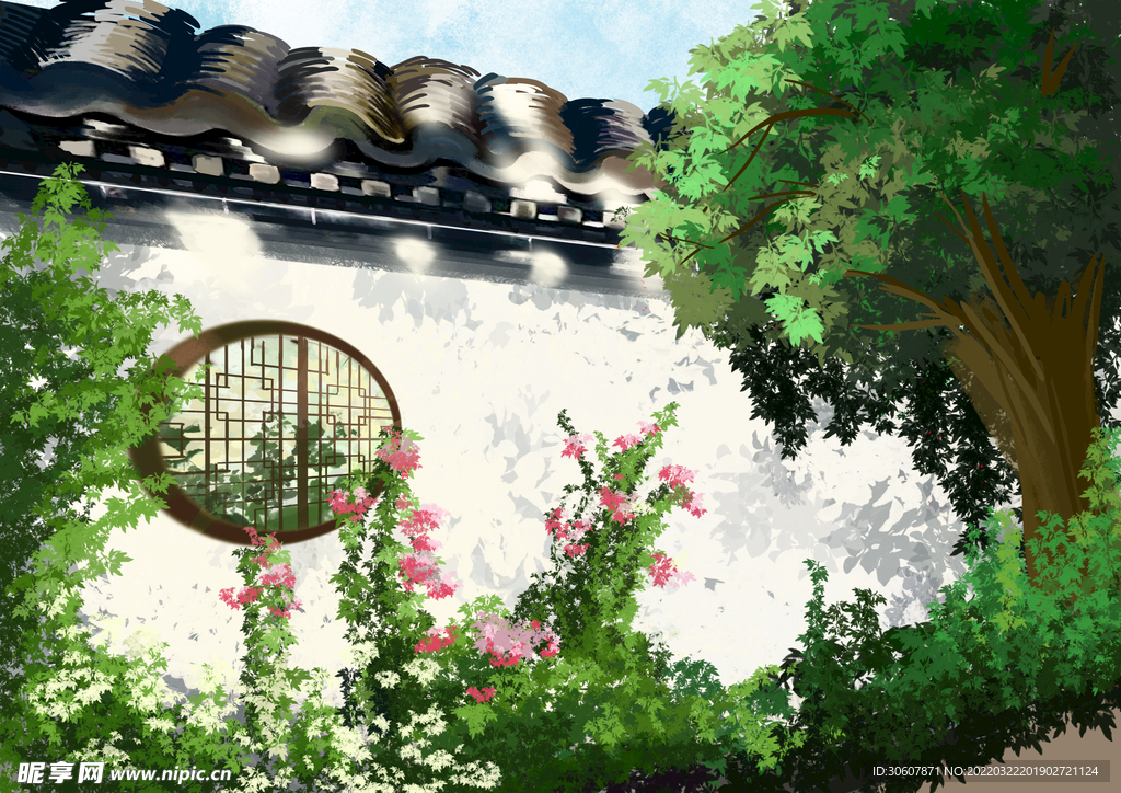 中式背景图
