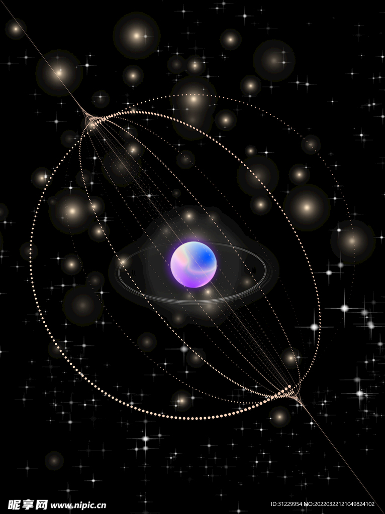 梦幻星空背景