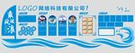 大气简约企业文化墙设计