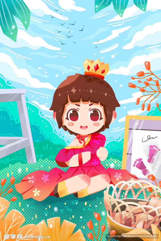 卡通儿童插画