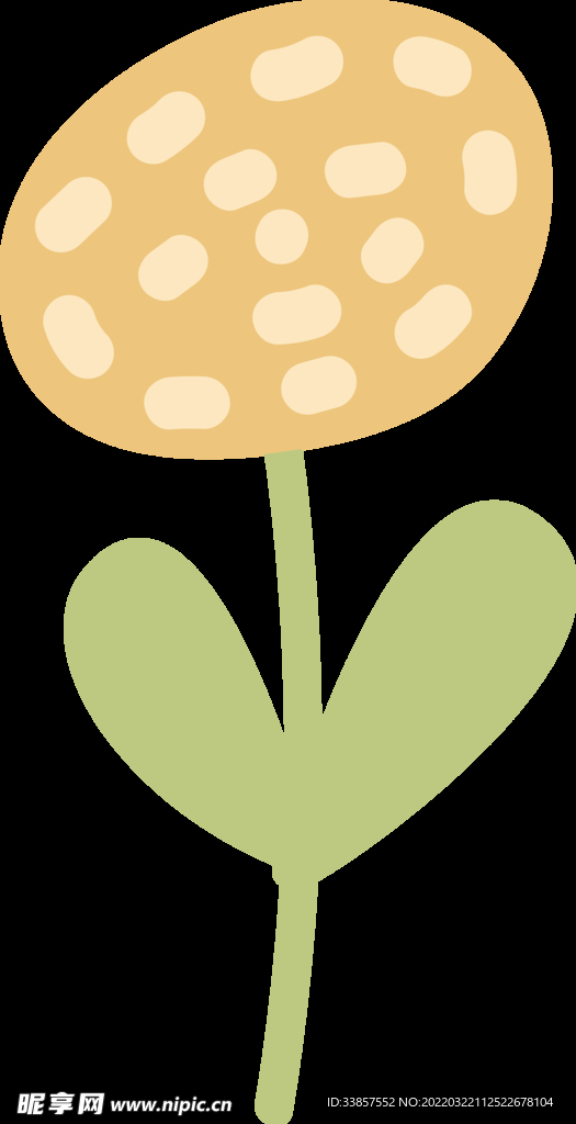 卡通小花           