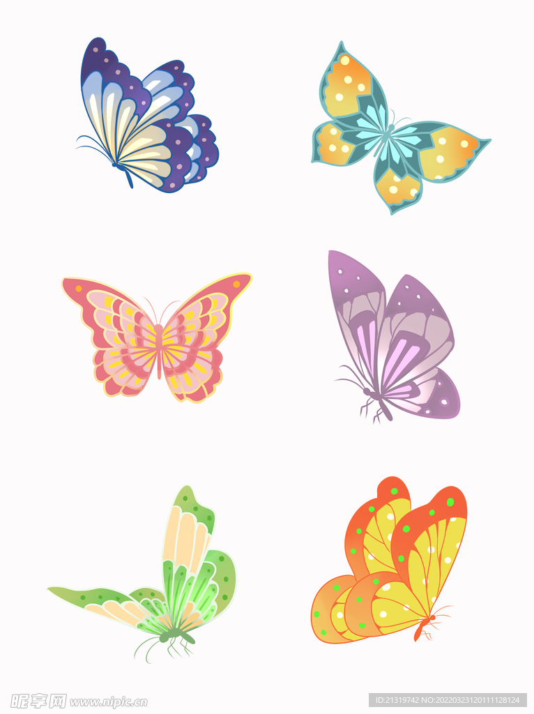 蝴蝶插画