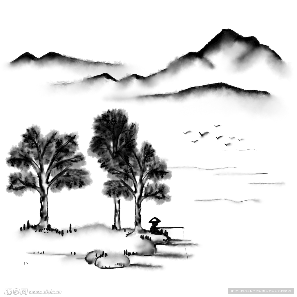 水墨素材