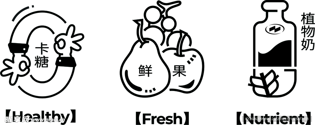 卡糖鲜果植物奶