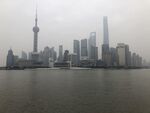 蒙蒙雨 上海外滩