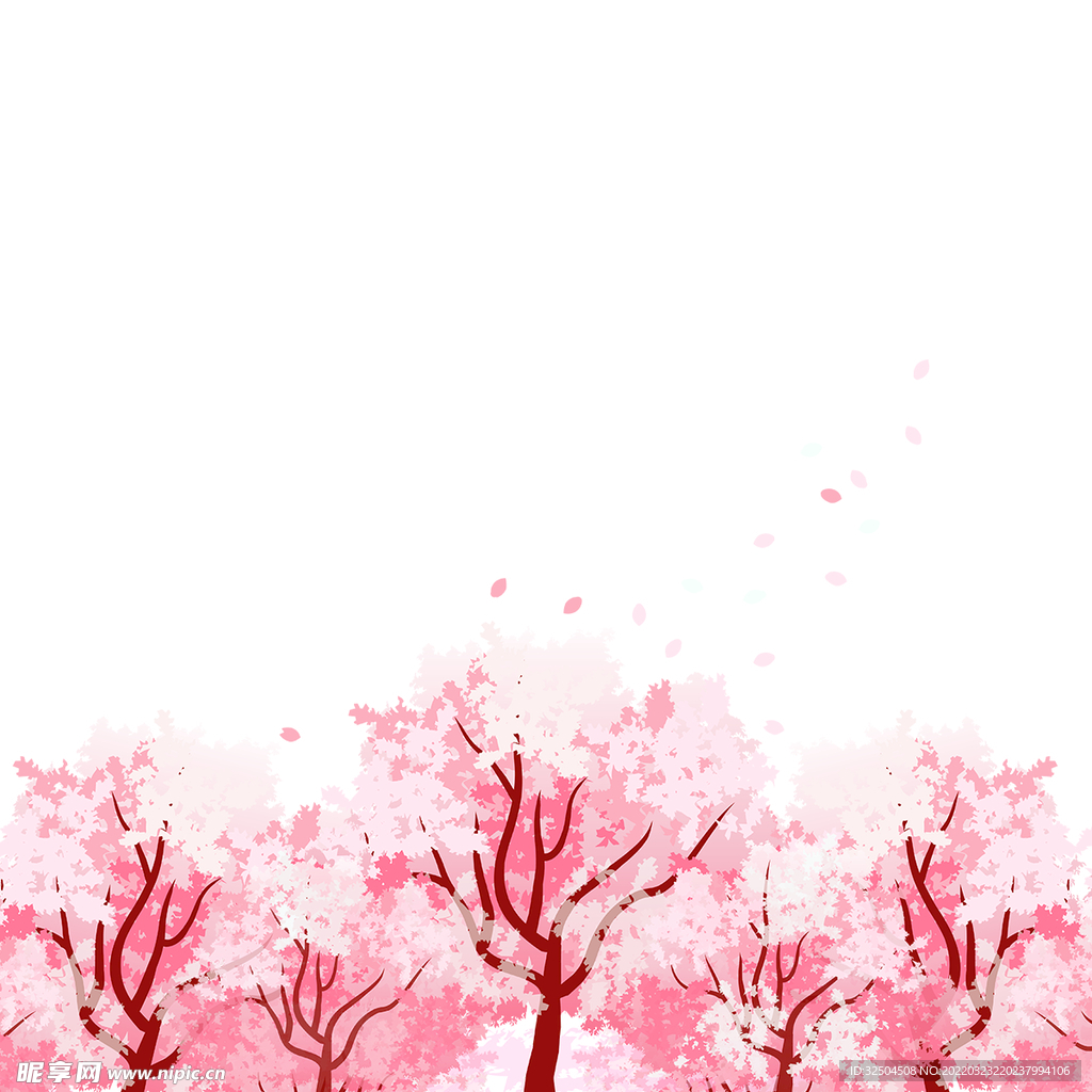 桃花树木