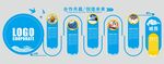 时尚大气企业文化墙设计