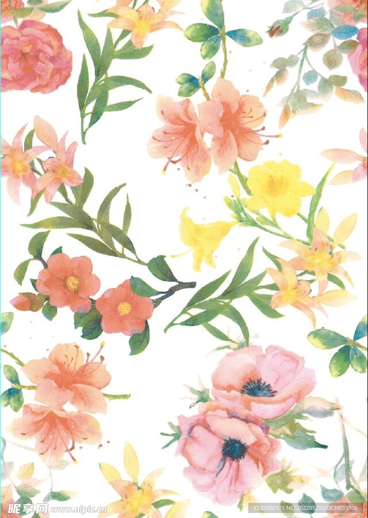 手绘花