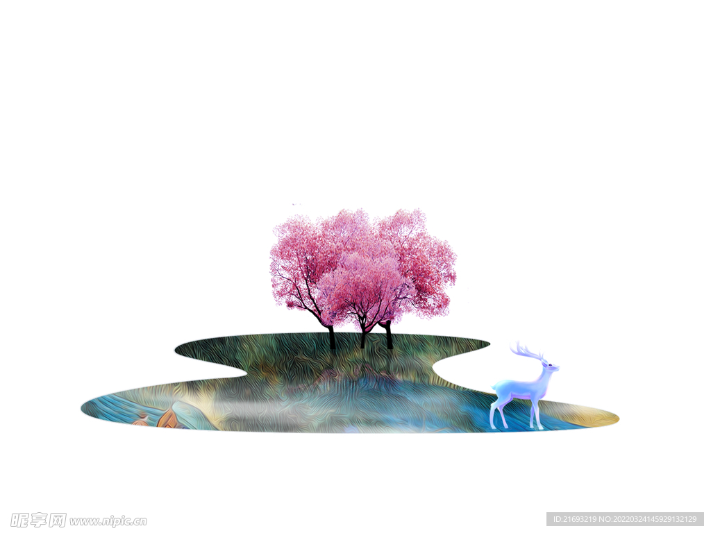 水墨山水画 