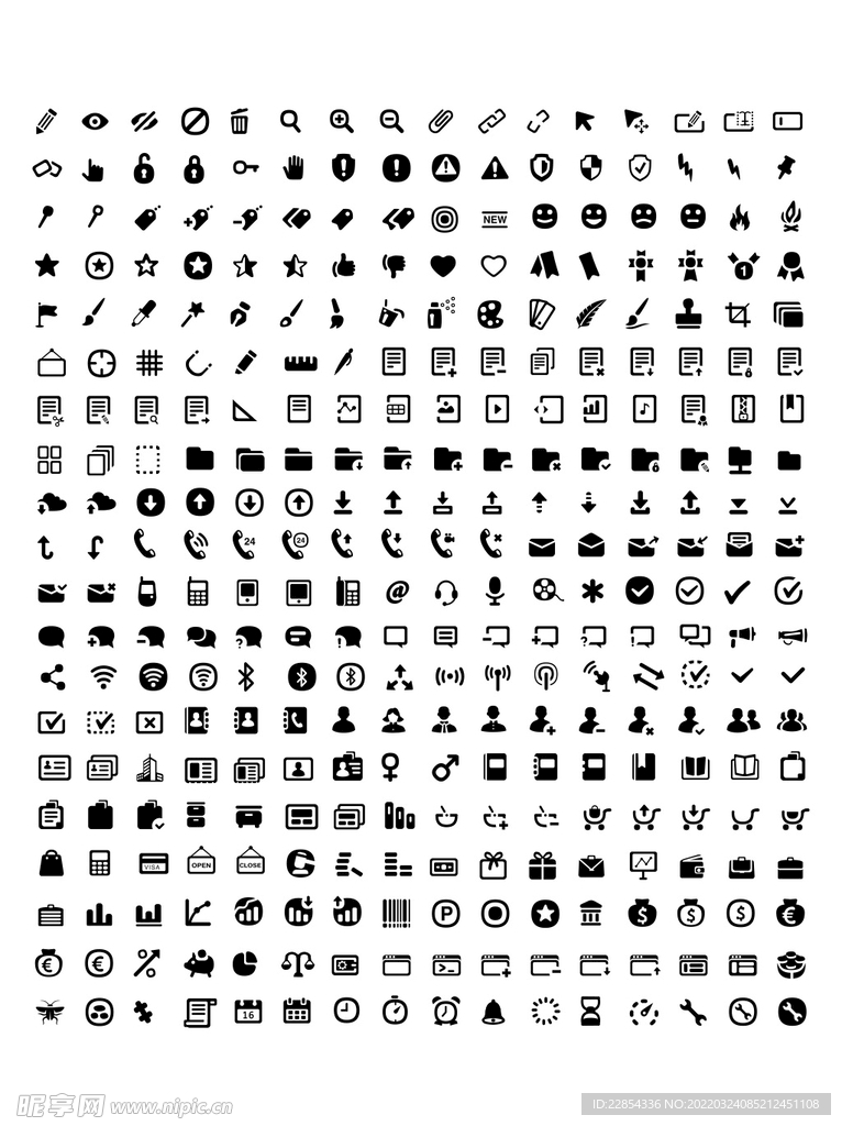 原创网络生活矢量元素icon图