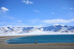 西藏  纳木错 冰天雪地 