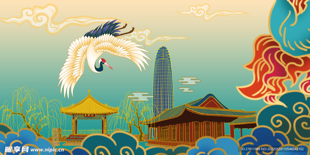 国潮背景