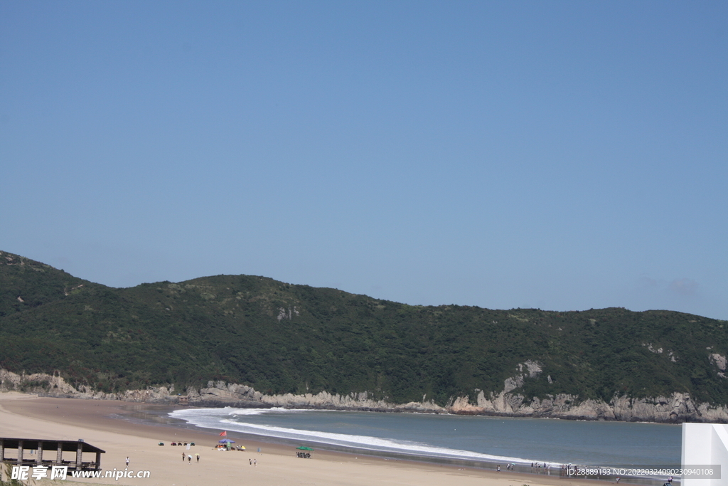 桃花岛的海边