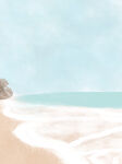 夏日沙滩