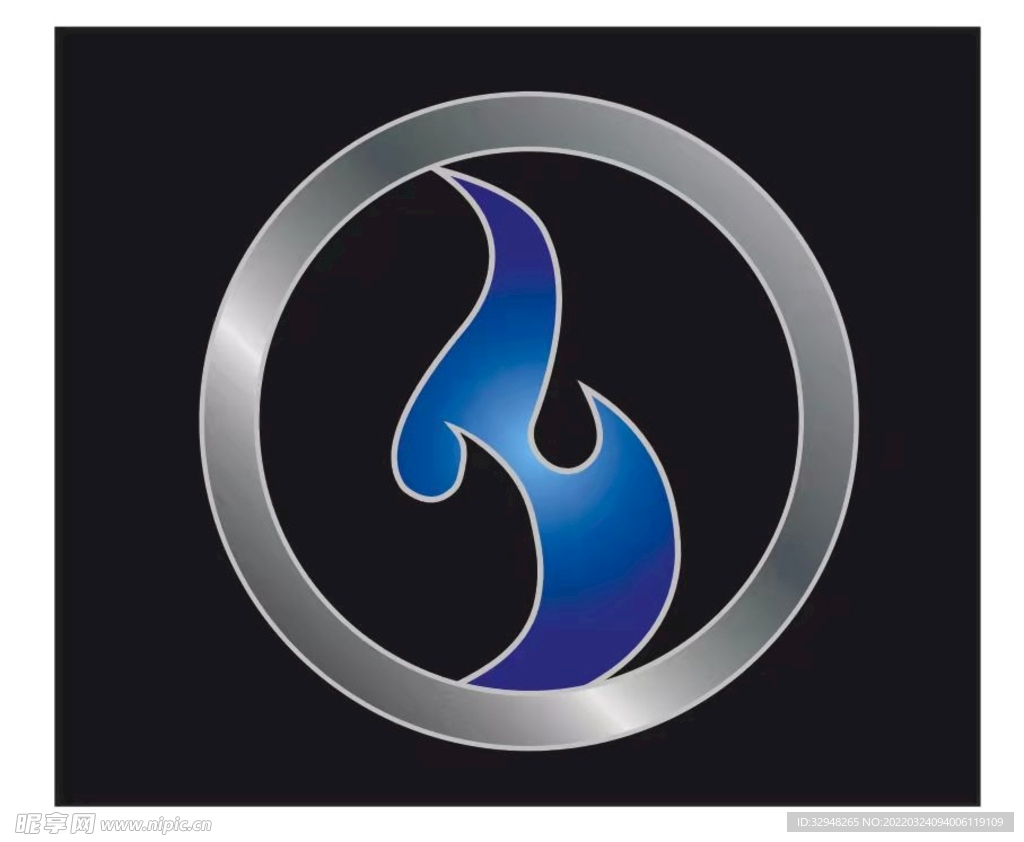 蓝色LOGO