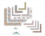 中国风花纹 矢量图