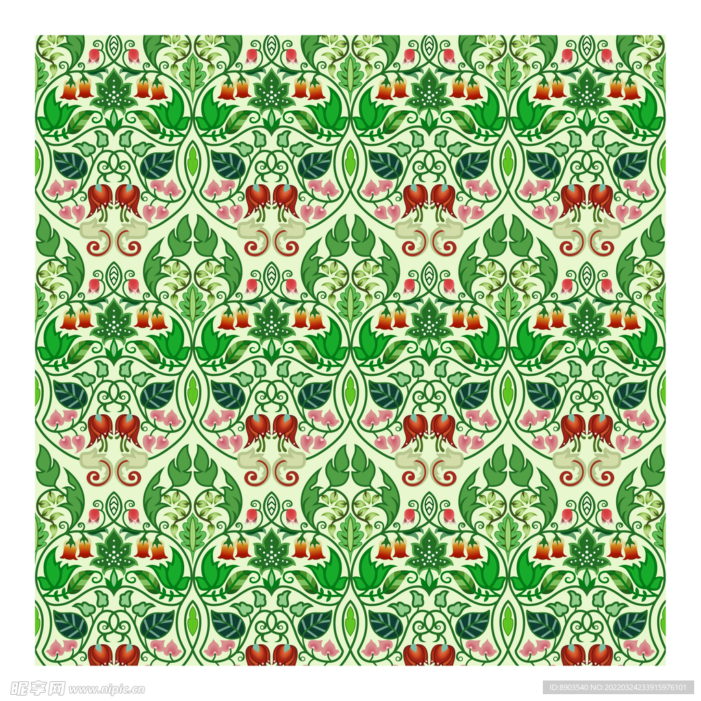 碎花花纹图案
