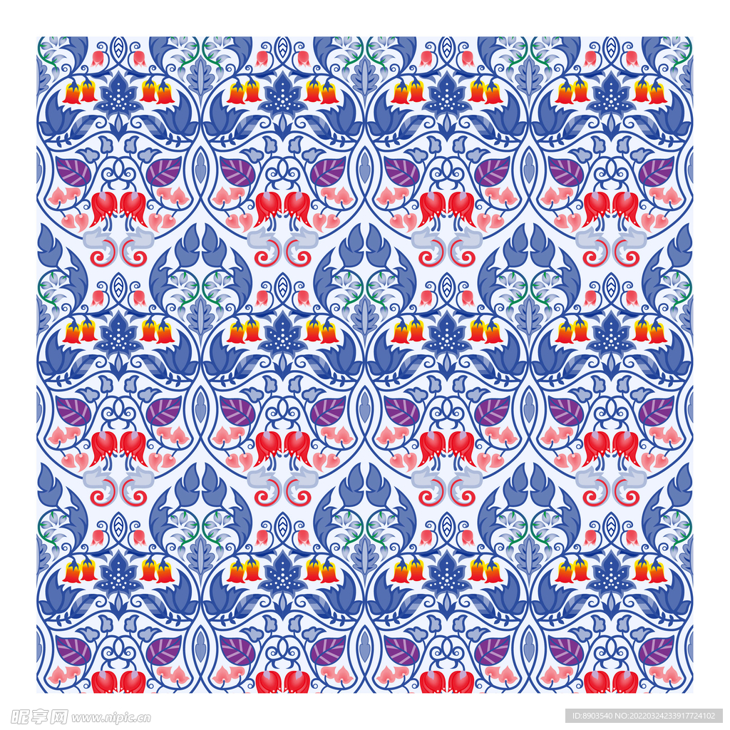 碎花花纹图案