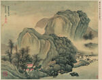  山水画  