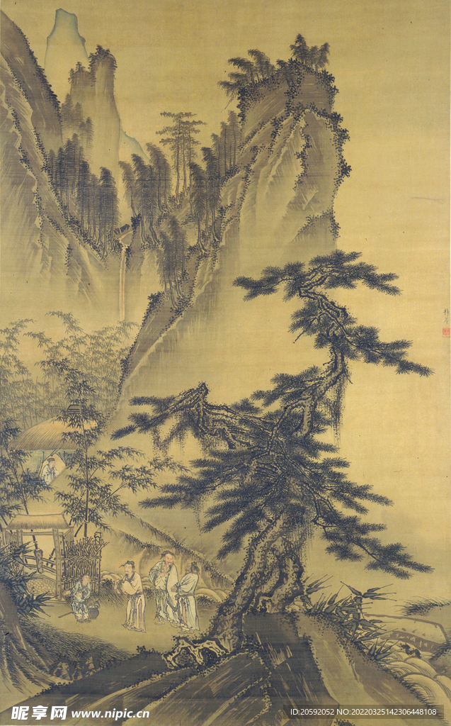 山水画  