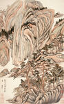  山水画  