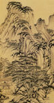  山水画  