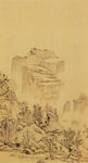  山水画  