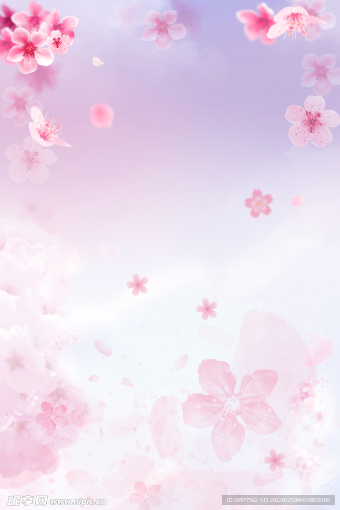  樱花背景