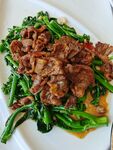 芥蓝炒牛肉